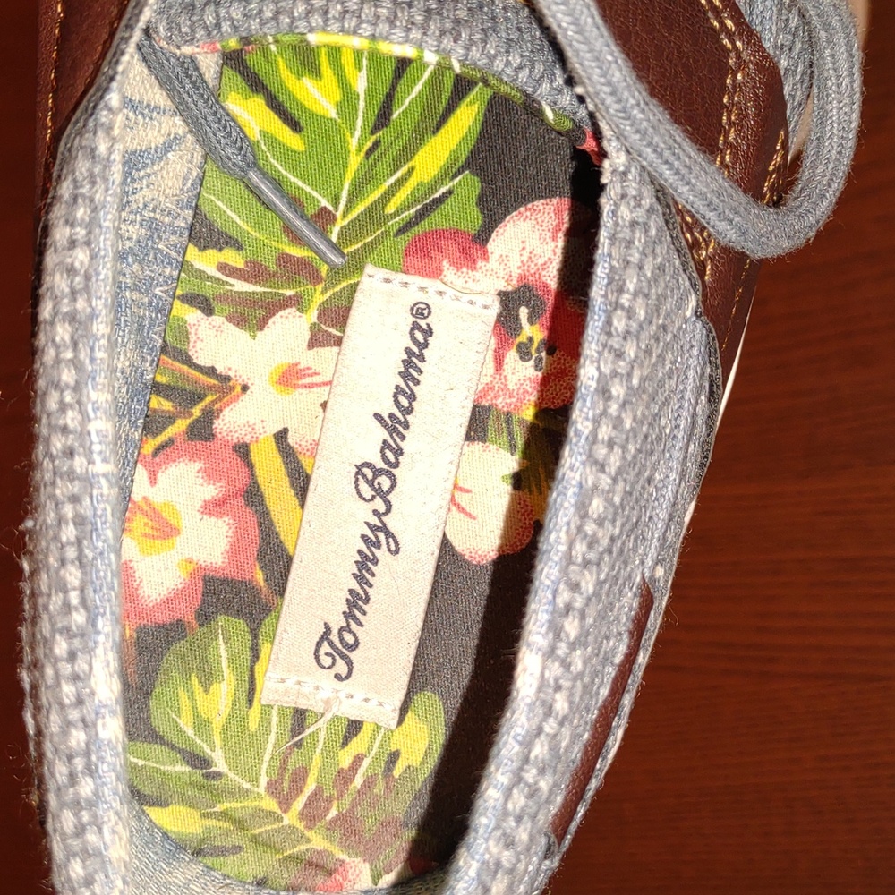 Tommy Bahama stripes asunder men’s boat shoe blue chambray size 11.5 - Picture 4 of 8